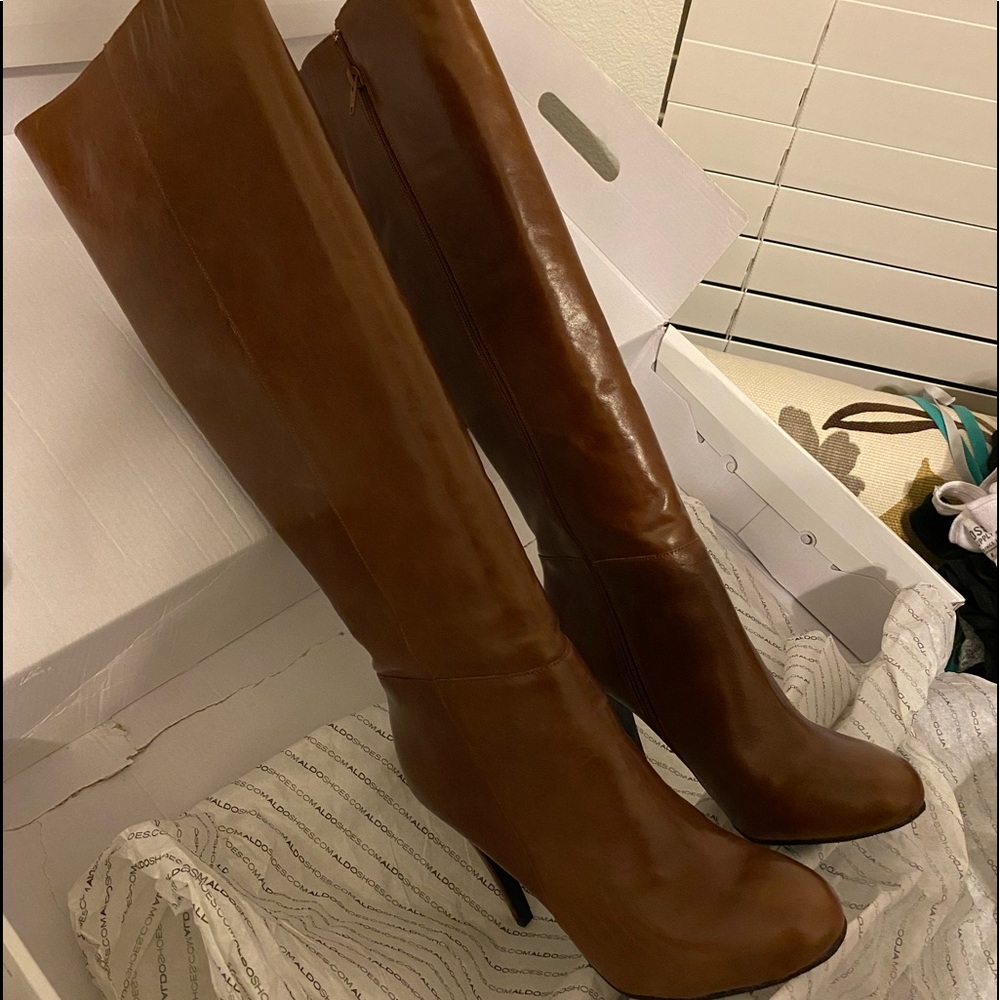 Aldo Morono Brown Knee High Boots